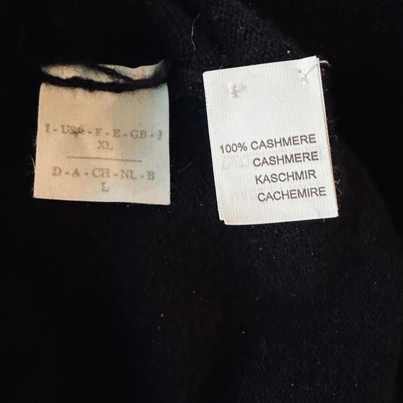 BLACK BRUNELLO CUCINELLI CASHMERE SWEATER - Picture 7 of 7